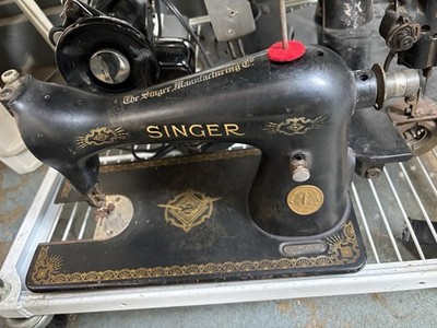 1935 RAF Antique Singer Sewing Machine For Parts As-Is