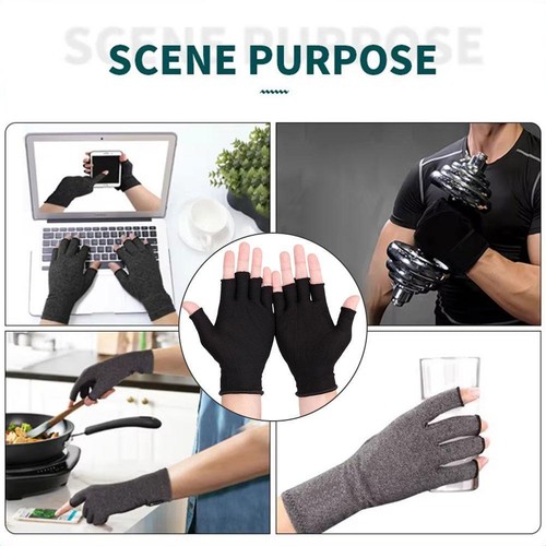 Fishing Gloves Ice Silk Sun Protection Half Finger Breathable D3H7 Bicycle FAST - Picture 9 of 12