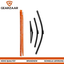 Scheibenwischer VORNE + HINTEN Passend für Renault Twingo II 2007-2014 3PCS