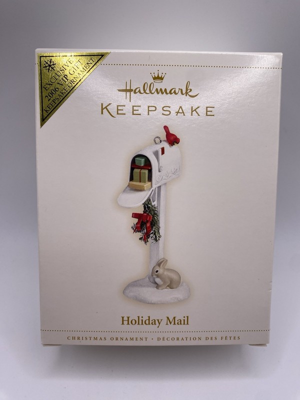 Hallmark Keepsake 2006 Holiday Mail Christmas Mailbox Exclusive VIP- NEW- READ