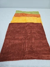 Fall Burnt Orange, Green, Yellow, Orange Throw Pillows Covers 17X17 Zipper