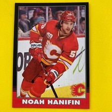 Noah Hanifin 2020-21 O-Pee-Chee Retro Black #40 74/100 Calgary Flames
