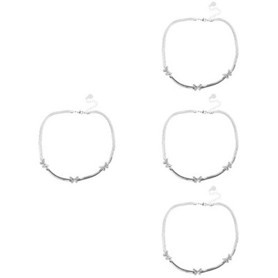 4PCS Butterfly Choker Women Halskette Zauberer Choker Choker