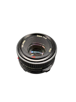 50mm Soligor 1:1,8 MC Ø49 für Minolta MD Schwarz Vintage Analoge Fotgrafie