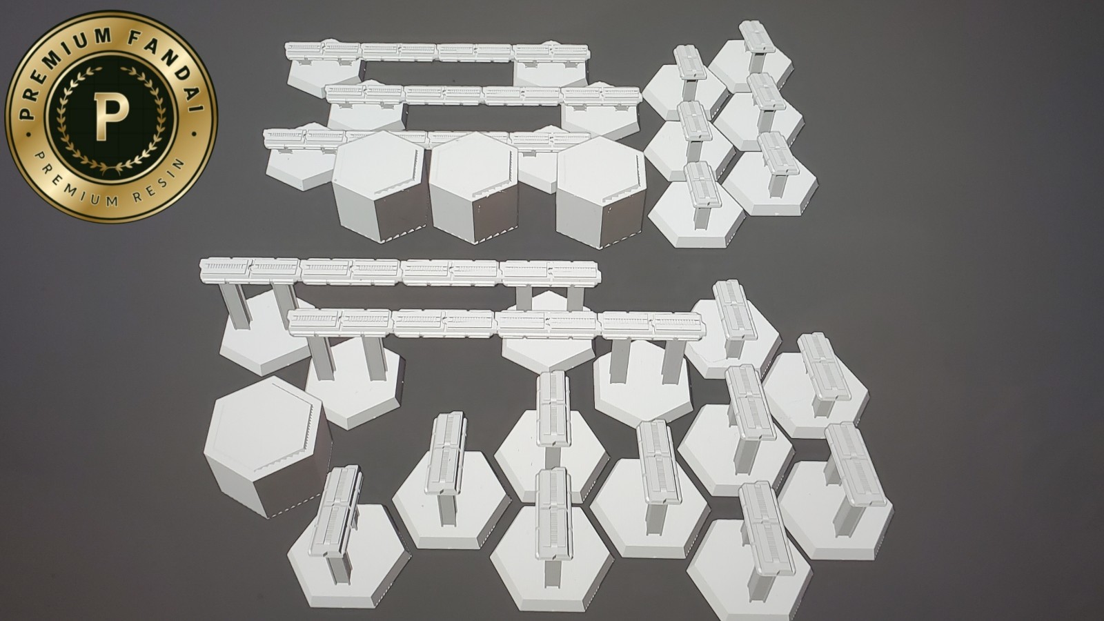 Battletech Epic War Maglev Train Set MEGA PACK - 6mm Support Objectives Scenery