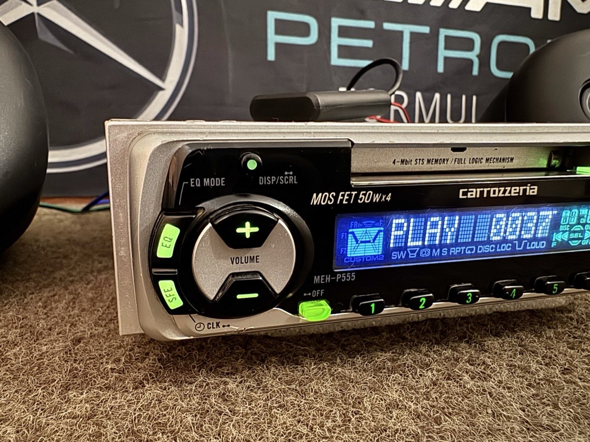 PIONEER CARROZZERIA MEH-P555 Car Radio Minidisc Player Bluetooth