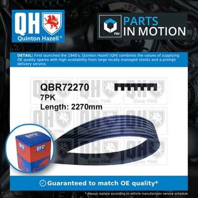 7 Rib Multi V Drive Belt fits KIA SORENTO Mk1 2.5D 03 to 11 D4CB QH Quality New