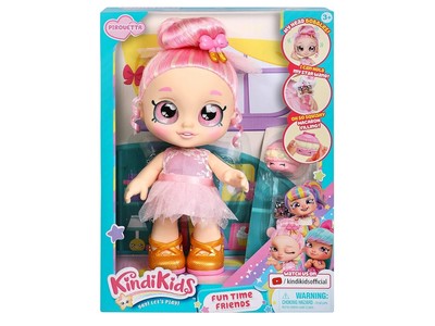  Kindi Kids Fun Time Friends - Pre-School Play Doll, Pirouetta - For Ages 3+