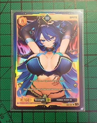 GamerSupps Vcard - Divine Chaos - Spite - 10 Ultra Rare - 1st Edition