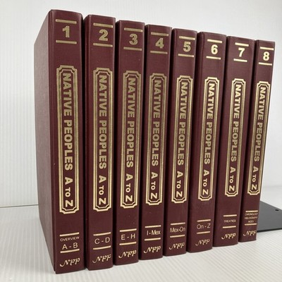 Native Peoples A to Z : An Encyclopedia of Indians of the Americas 8 volumes HC