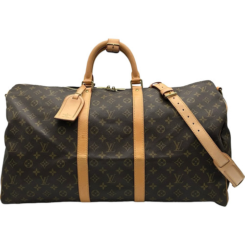 LOUIS VUITTON Keepall Bandoulière 55 Monogram Bag M41414 #OKB8595