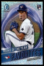 Nate Pearson 2021 Bowman #RRY-NP Blue Jays MLB READ FREE SHIPPING AutographDen