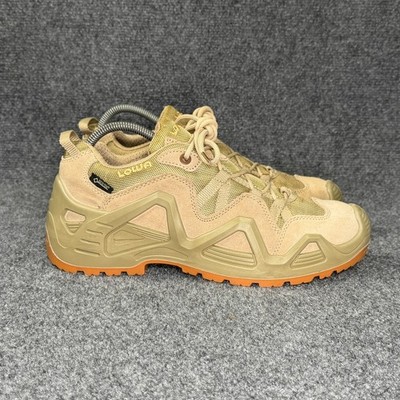Lowa Zephyr GTX Lo TF Shoes Men's 9.5 Tan Suede Tactical Task Force Hiking Boots