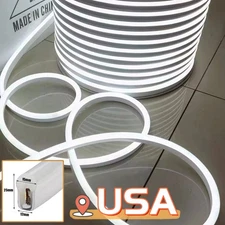 110V 164ft Led Neon Rope Light Strip Waterproof for Indoor Outdoor Building Bar