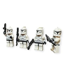 4 Custom LEGO Clone Trooper Minifigures