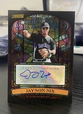 2008 Topps Stadium Club Beam Team Jayson Nix #BTA-JN Autograph Rockies