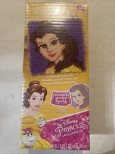 Disney Princess Belle Latch Hook Kit with Yarn Canvas Instructions NEW