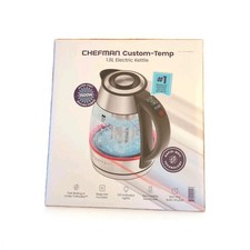 Chefman Custom-Temp 1.8L Electric Tea Kettle With Tea Infuser RJ11-18-CTI-V2-CO