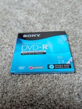 1 Brand New Sealed SONY For Handycam DVD-R 60 min 2.8 GB Double Sided Face DVD