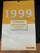 Jahreskalender 1999 DEUTSCHE POST mit Sondermarken/Ersttagsstempel