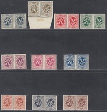 Belgium 1929-MNH stamps. Bel.Cat. Nr.: KP3/12. Tête Bêche.......(EB) AR-11857