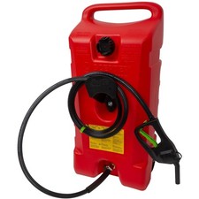 Portable Fuel Tank With Pump 14 Gal Gas Caddy