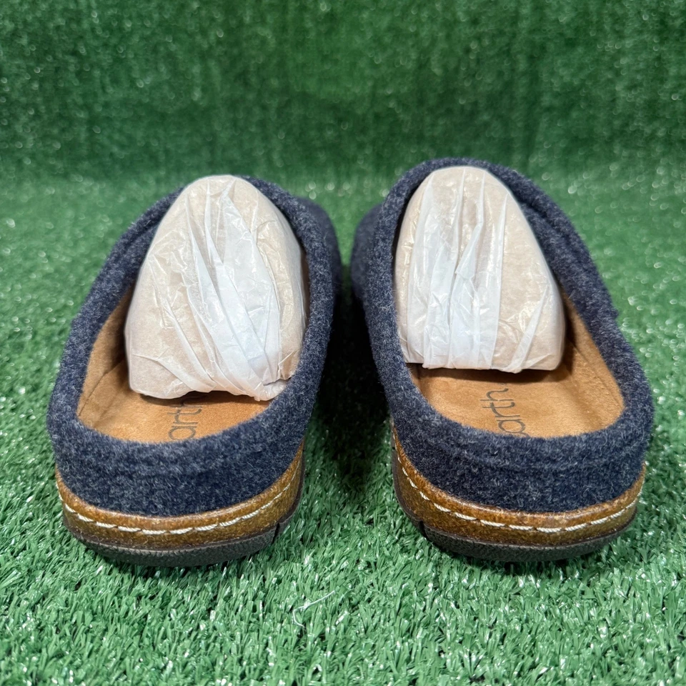 Zapatillas zueco Earth Ezra2 para mujer azul oscuro mezcla de lana zapatos 8,5 W Foto 4 de 4