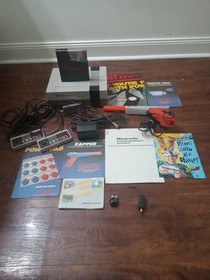 Vintage Nintendo NES Power Set Console Original Box Complete Works