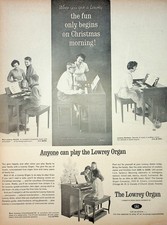 Original 1961 Print Ad: The Lowery Organ "A Chicago Musical Instruments