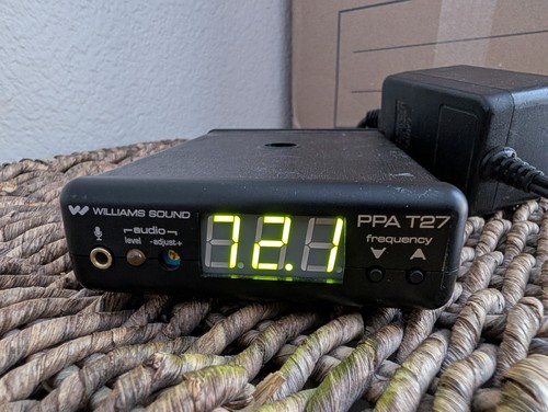 Williams Sound PPA T27 Personal PA Compact FM Transmitter Base Station