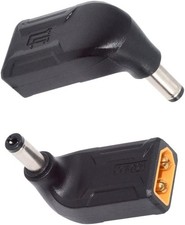 Adapter XT60 Male SC100 Protocol to DC 5.5x2.1mm Male Fast Charging Angled Verti