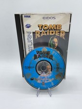 Tomb Raider (Sega Saturn) W/Manual + Registration Card Super Clean Disc