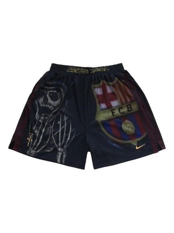 パンツ cactus jack Barcelona shorts Travis Scott x Nike x FC Barcelona Cactus Jack Skeleton Home