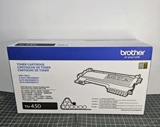Genuine OEM Brother TN450 High Yield Black Toner Cartridge Factory Sealed
