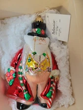 Kurt Adler Polonaise Mary Englebriet Santa "Man Of The Hour” AP1175 Ornament MIB