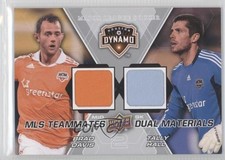 2012 Upper Deck MLS Teammates Dual Materials Brad Davis Tally Hall #TM-HOU 0m1