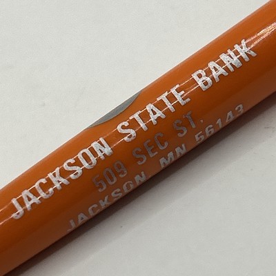 VTG BIC Click Ballpoint Pen JACKSON STATE BANK Minnesota