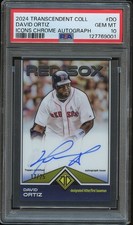 David Ortiz 2024 Transcendent Auto Autograph Boston Red Sox 17/25 PSA 10