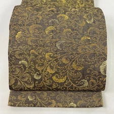 Excellent bag belt drum pattern pure silk Used BUYS-0