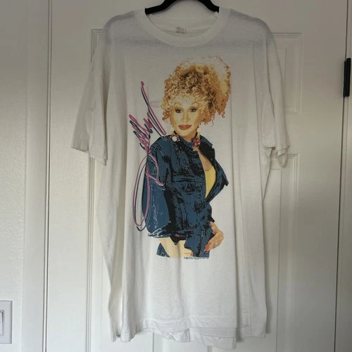 Rare Brockum Dolly Parton Dollywood size XXXL 1980s vintage concert t-shirt, vintage, single stitch, B+ condition