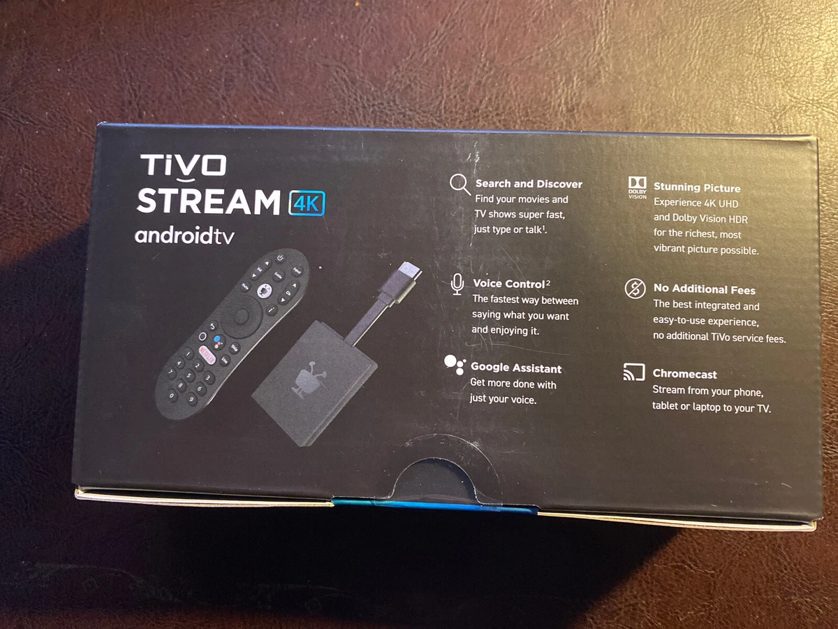 TiVo Stream 4K UHD Streaming Media Player with Google Assistance