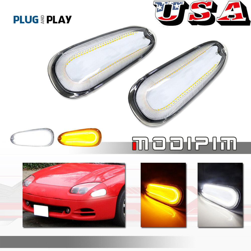 デルミライト Amazon.com: iJDMTOY Smoked Sequential Blink Amber LED Side