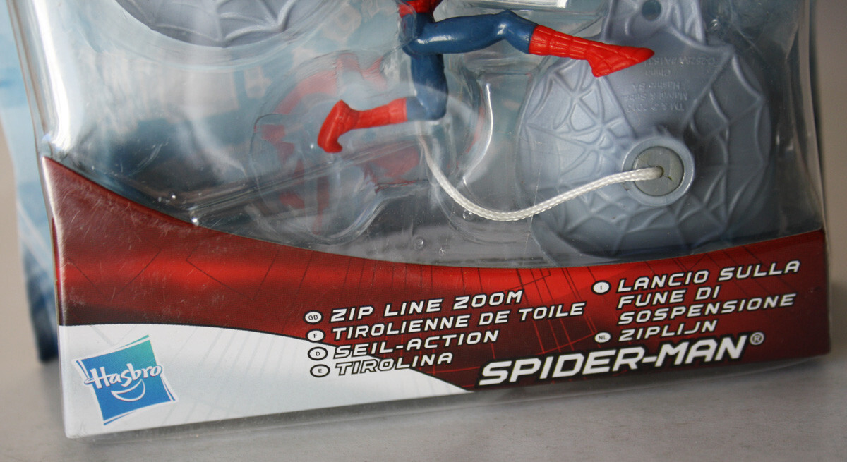 2012 ULTIMATE SPIDERMAN ZIP LINE ZOOM ATTACK ACTION FIGURE HASBRO