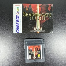 Shadowgate Classic (Nintendo Game Boy Color, 1999) With Manual authentic
