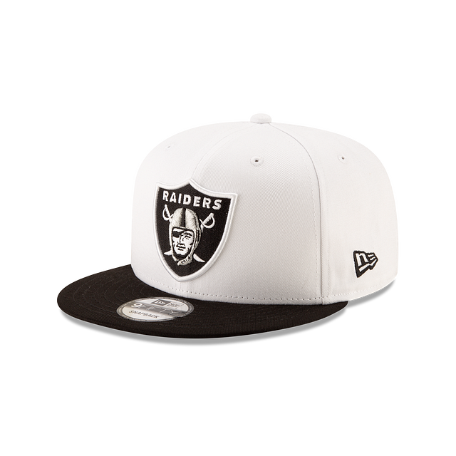 Los Angeles Raiders 9FIFTY NFL Adjustable Snapback New Era Cap -Black White- NWT