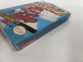 Super Mario Bros 2 Nintendo NES CIB Complete W/ Manual, Insert, Cover WHITE SEAL