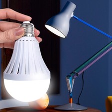 1/2/5pc Outdoor Home Emergency Rechargeable Light Bulb E27 9W/12W LED Light Bulb