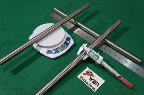 23mm Dia Titanium 6al-4v round bar .905" x 20" Ti Grade 5 rod Metal Alloy 1pc - Picture 2 of 4