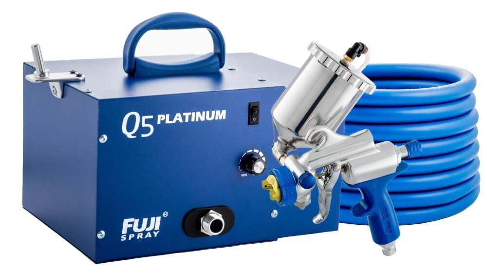 Распылитель Fuji Spray Q5 Platinum Hvlp с гравитационным пистолетом Gxpc