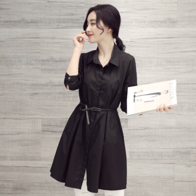 green emerald velvet dress Fitted Waist Belted Midi Shirt Dress – Green 10 / Green main image 0
